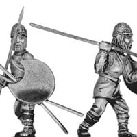 Pathlagonian infantry, wicker helmet, crescent shield (28mm)