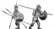 Pathlagonian infantry, wicker helmet, crescent shield (28mm)