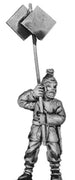 Pathlagonian infantry standard bearer (28mm)