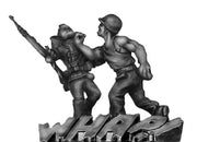 'Hard-hat applies a hard right' (28mm)