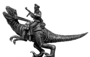 German officer riding Dinonicus armed with SMG (28mm)