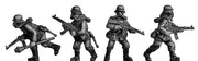 Gasmask German Infantry with MP44 (28mm)