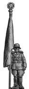 Nuremberg Stormtrooper in gasmask with hated flag (28mm)