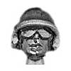 SWAT Head Helmet and goggles (28mm)