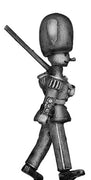 Toy Town Soldier in busby marching (28mm)