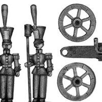 Toy Town Soldier Artillery piece and four crew (28mm)