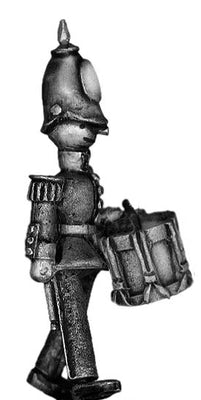 Toy Town Soldier drummer in helmet marching (28mm)