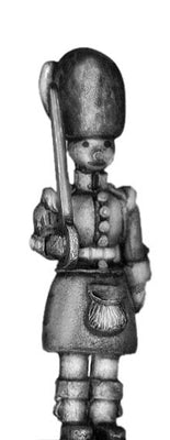 Toy Town Soldier Scotts officer at attention (28mm)