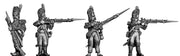 Grenadier, bearskin, ragged campaign uniform, firing and loading (28mm)