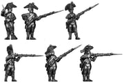 Fusilier, bicorne, regulation uniform, firing and loading (28mm)
