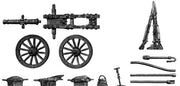 French 4-pdr gun with equipment (28mm)