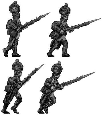 Fusilier, casque, regulation uniform, advancing (28mm)