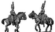 Mounted Horse Artilleryman hussar jacket Mirliton style shako (28mm)