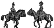 Mounted Horse Artilleryman chasseur coat casque (infantry style) (28mm)