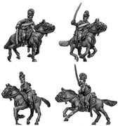 Chasseur à Cheval charging short caracot jacket in helmet (28mm)