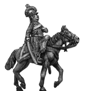 Chasseur à Cheval Officer short caracot jacket in helmet (28mm)