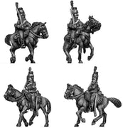 Chasseur à Cheval at rest short caracot jacket in mirliton (28mm)