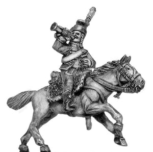 Chasseur à Cheval Trumpeter short caracot jacket in mirliton (28mm)