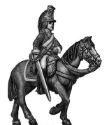 Dragoon officer, at rest (28mm)