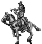 Dragoon trumpeter, charging (28mm)