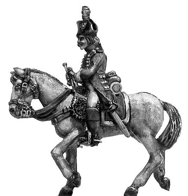 Heavy cavalry trumpeter at rest (28mm)