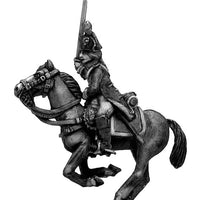Heavy cavalry officer charging (28mm)