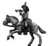 Heavy cavalry trumpeter charging (28mm)