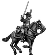 Cuirassier officer charging (28mm)