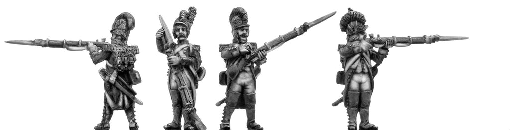 Grenadier, casque, regulation uniform, firing & loading (28mm)