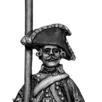 Russian Musketeer standard bearer, coat with lapels and collar (28mm)