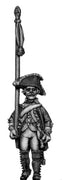 Russian Musketeer standard bearer, coat with lapels and collar (28mm)