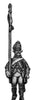Russian Fusilier standard bearer, coat with lapels and collar (28mm)