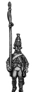 Russian Grenadier standard bearer, coat with lapels and collar (28mm)