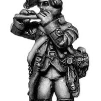 Russian Musketeer fifer, coat with lapels and collar, marching (28mm)