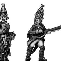 Russian Grenadier, coat - no lapels, firing & loading (28mm)