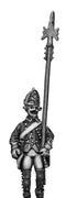 Russian Fusilier NCO, coat - no lapels, halberd, marching (28mm)