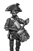 Russian Musketeer drummer, coat - no lapels, marching (28mm)