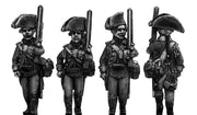 Russian Jager rifleman marching (28mm)