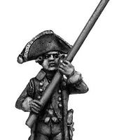 Russian Jager NCO standard bearer marching (28mm)