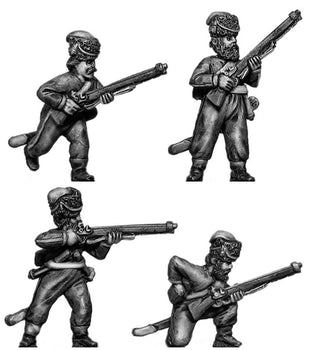 Don Cossack, dismounted, skirmishing (28mm)
