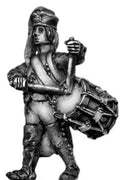 French drummer  Forage cap, regulation uniform (28mm)