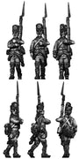 Austrian Fusilier, march-attack, casquet (28mm)