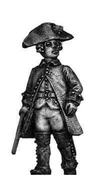 Austrian officer, marching, bicorne  (28mm)