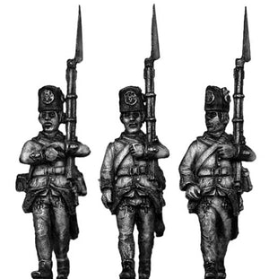 Hungarian Fusilier, march-attack, casquet (28mm)