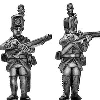 Jager in kasket hat with 1779 rifle skirmishing (28mm)