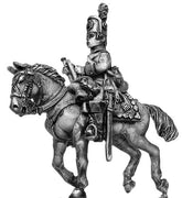 Chevauxleger Trumpeter at rest in casquet hat (28mm)