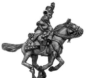 Chevauxleger Trumpeter, charging, in casquet hat (28mm)