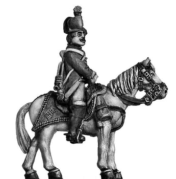Hussar trumpeter at rest (28mm)
