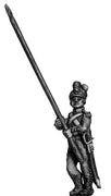 Light Infantry standard bearer c1793-96, casque helmet, short (28mm)
