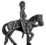 Chasseur mounted officer c1793-96, casque helmet, short tailed (28mm)